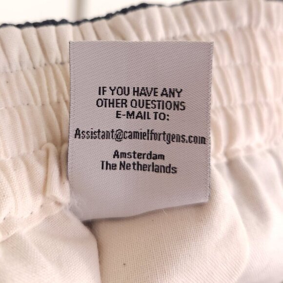 Camiel Fortgens Organic Cotton Shorts Size M Navy Mens $330 - Picture 8 of 11